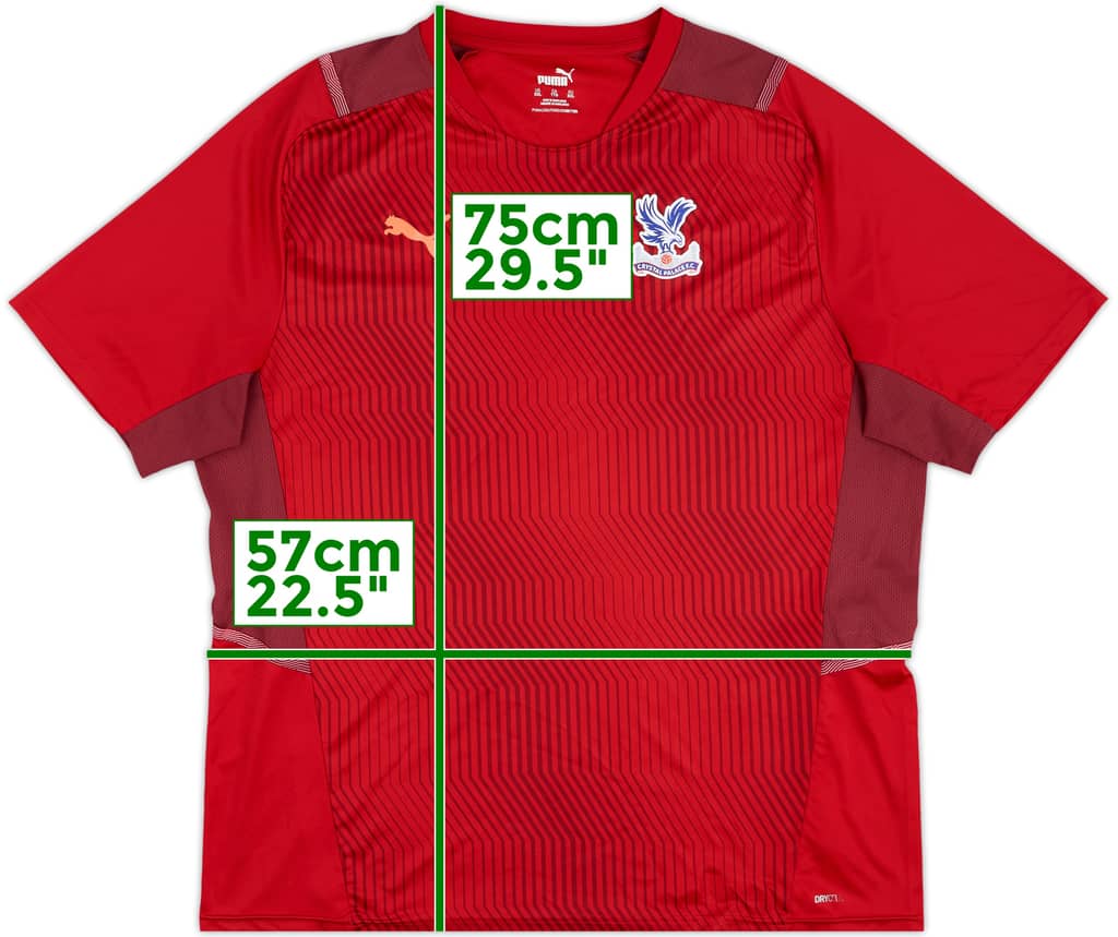 2020-21 Crystal Palace Staff Issue Puma Training Shirt SJ - 8/10 - (XXL)