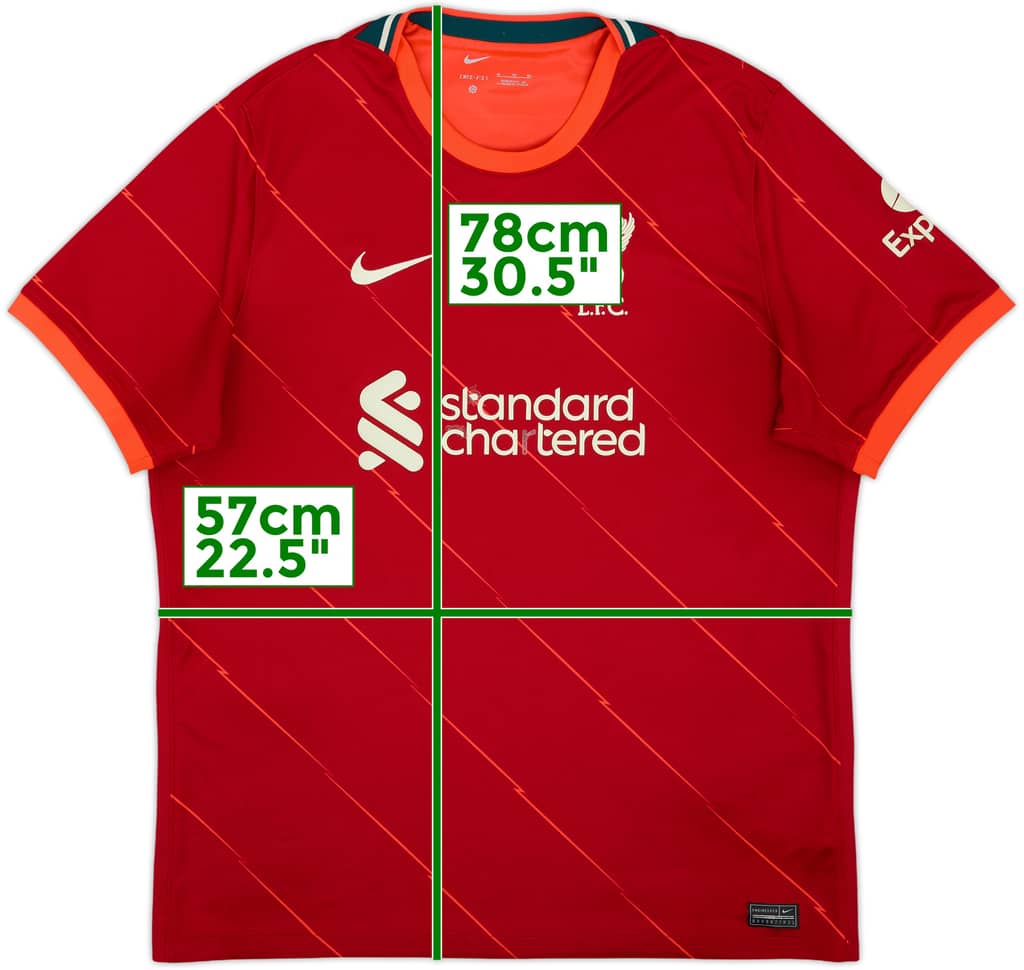 2021-22 Liverpool Camiseta Local - 4/10 - (XL)