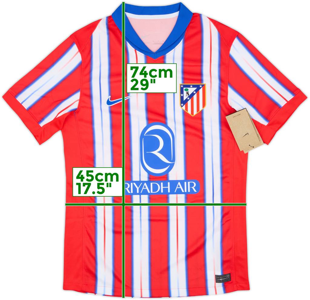 2024-25 Atletico Madrid Home Shirt (S)