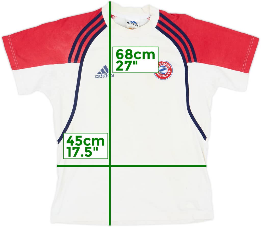 2000-01 Bayern adidas Cotton Tee - 5/10 - (L.Boys)