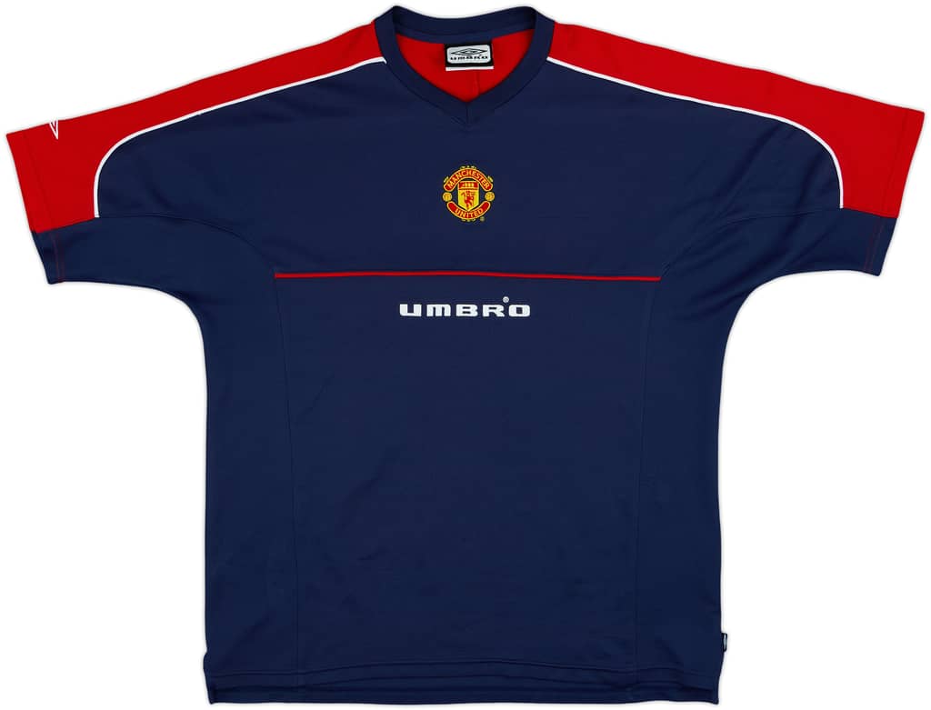 2000-01 Manchester United Umbro Training Shirt - 8/10 - (XL)