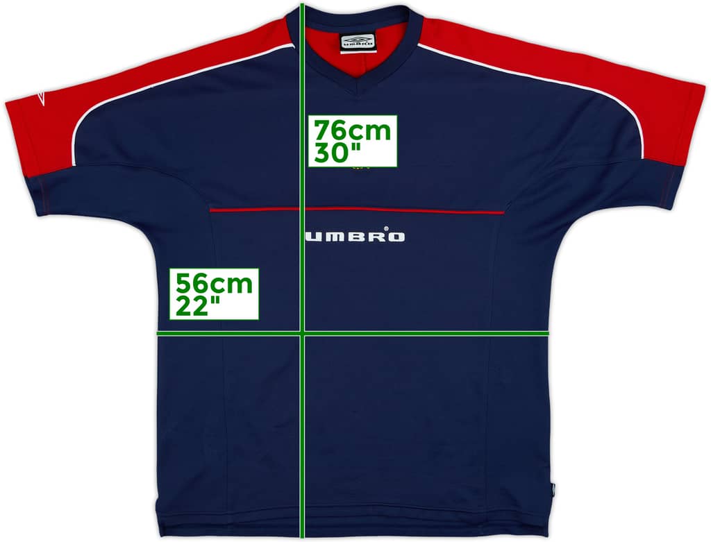 2000-01 Manchester United Umbro Training Shirt - 8/10 - (XL)