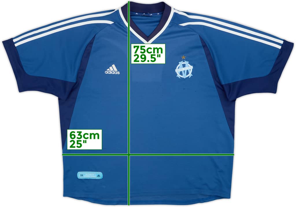 2001-02 Olympique Marseille Third Shirt - 7/10 - (XL)