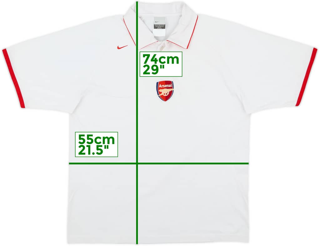 2002-03 Nike Template Polo Shirt (Arsenal) - 9/10 - (L)