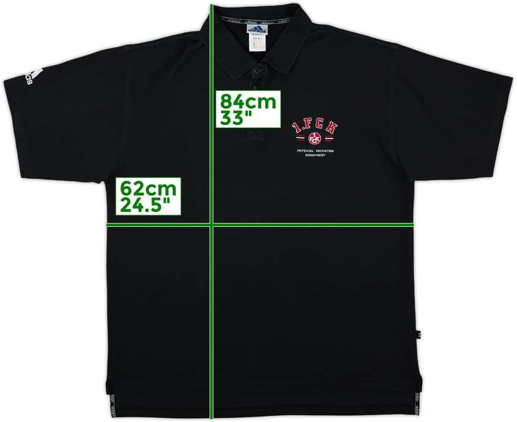 1996-98 Kaiserslautern adidas Polo - 8/10 - (XL)