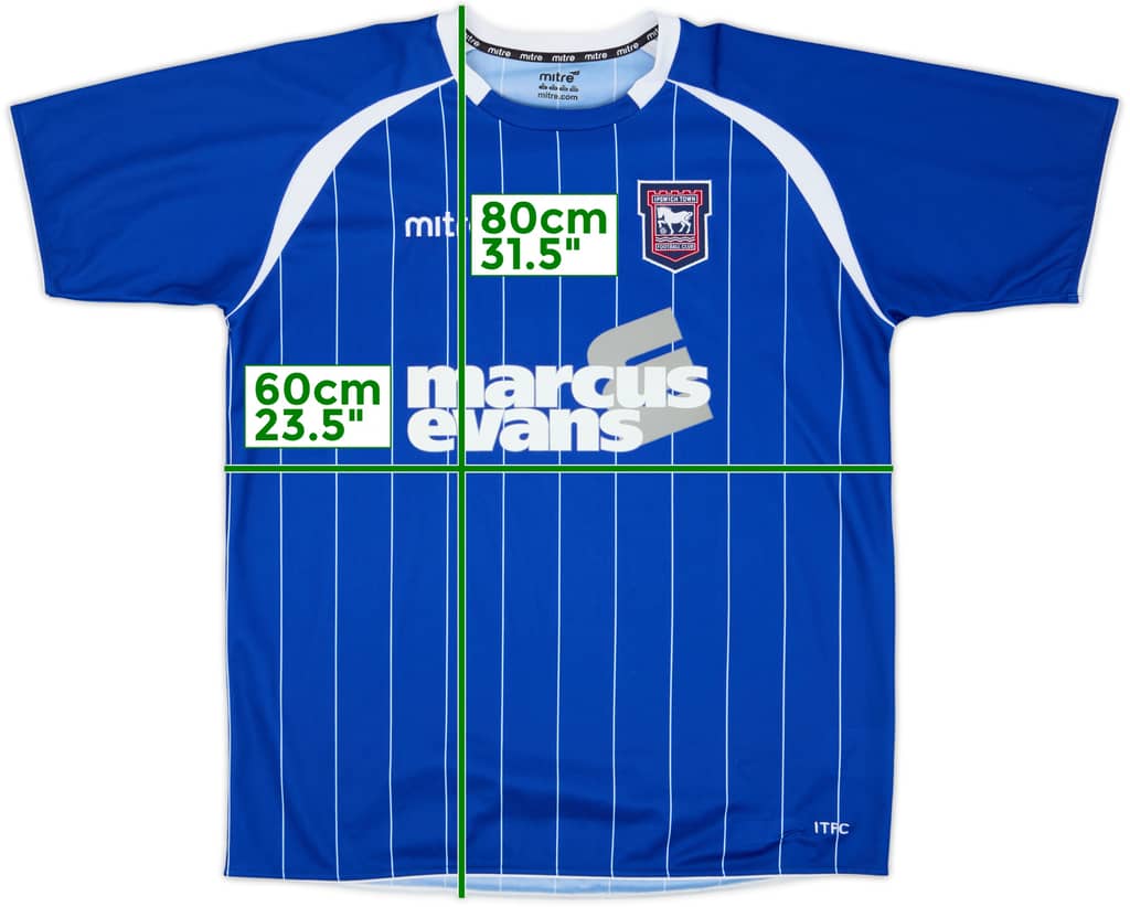 2008-09 Ipswich Home Shirt - 8/10 - (XL)
