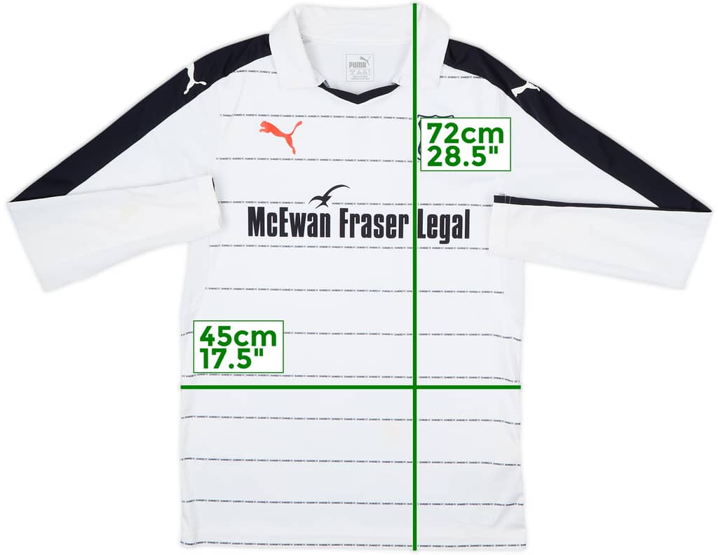 2016-17 Dundee FC Away L/S Shirt - 8/10 - (S)