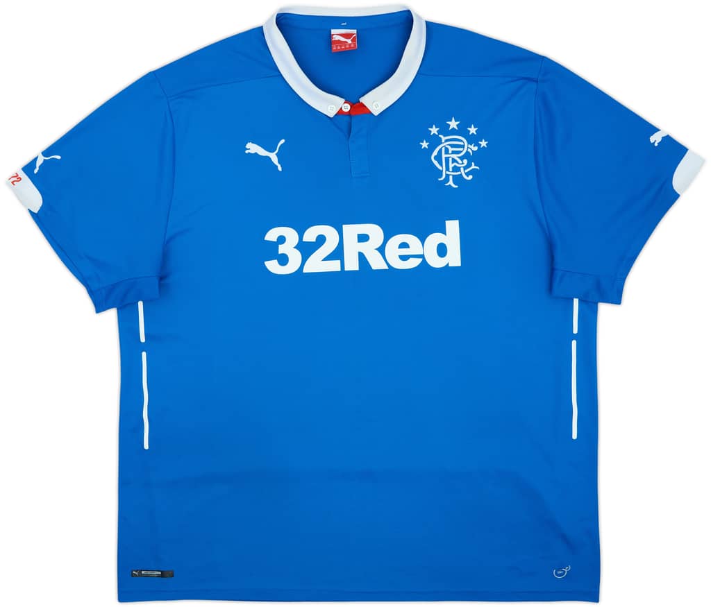 2014-15 Rangers Home Shirt - 9/10 - (3XL)