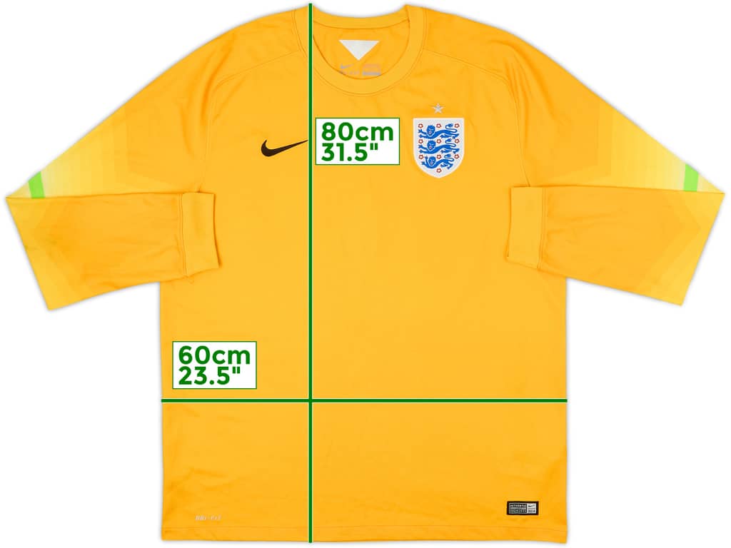 2014-15 England GK Shirt - 9/10 - (XL)