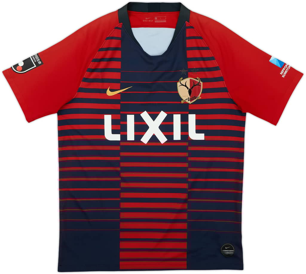 2019 Kashima Antlers Home Shirt - 7/10 - (L)