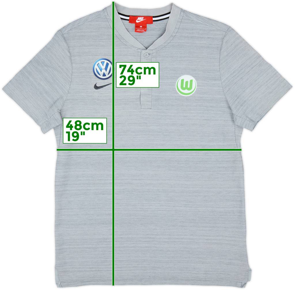 2018-19 Wolfsburg Nike Polo Shirt - 10/10 - (L)