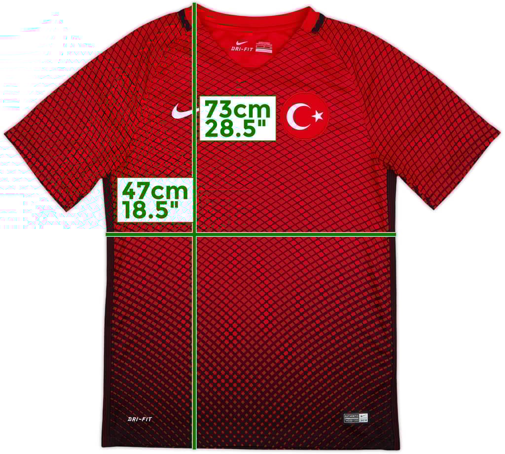 2016-17 Turkey Home Shirt - 8/10 - (S)