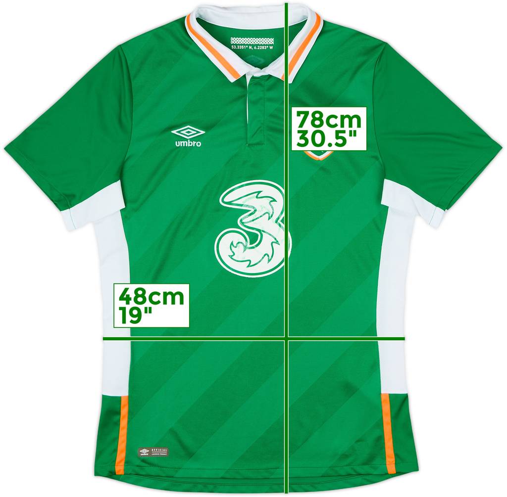 2016-17 Ireland Home Shirt - 5/10 - (M)