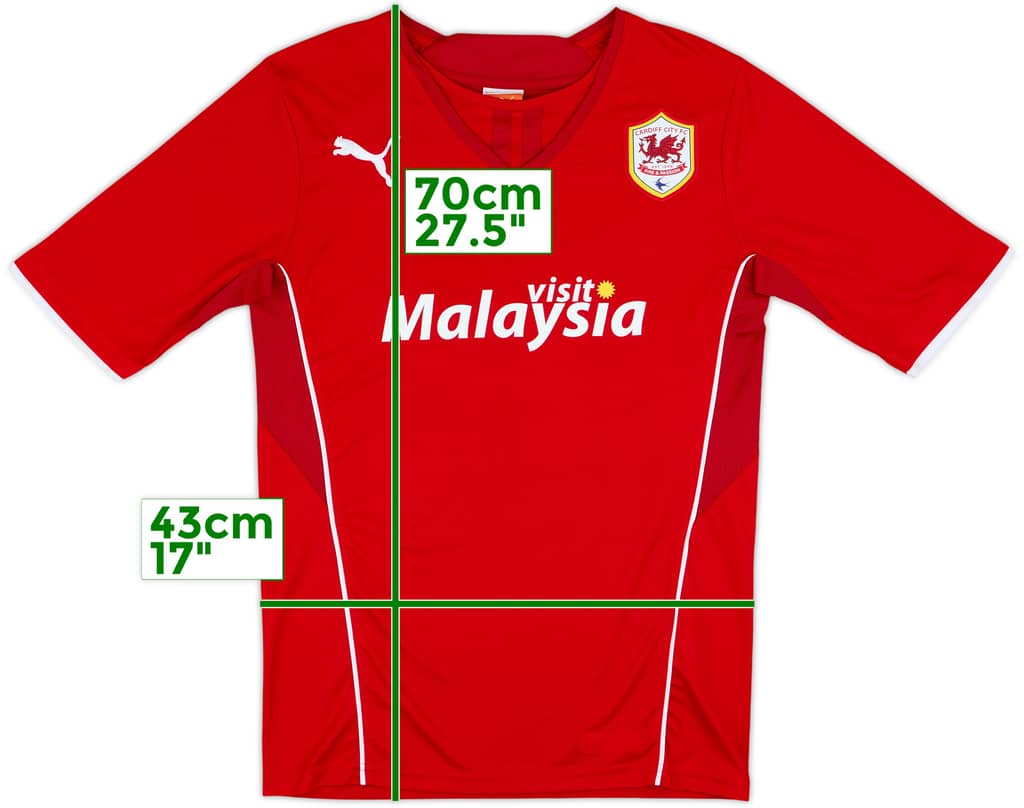 2013-14 Cardiff Home Shirt - 6/10 - (S)