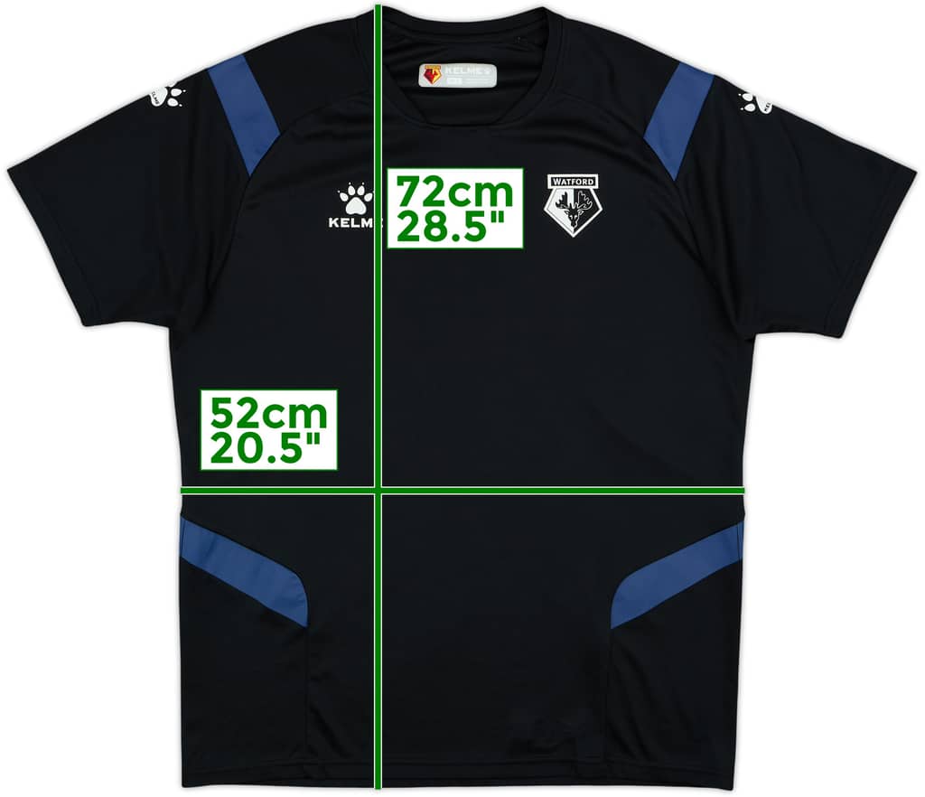 2021-22 Watford Kelme Training Shirt - 8/10 - (L)