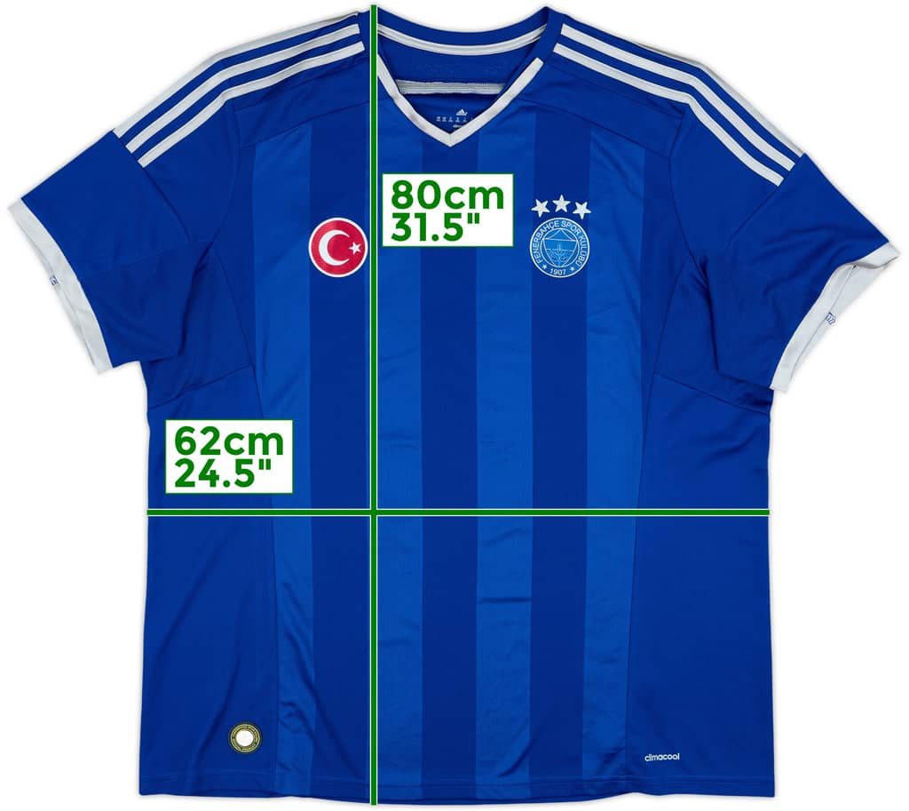 Camiseta de la tercera equipación del Fenerbahce 2014-15 - 6/10 - (XXL)