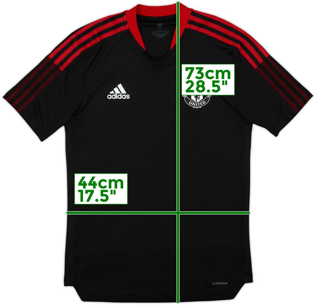2021-22 Manchester United adidas Training Shirt - 9/10 - (S)