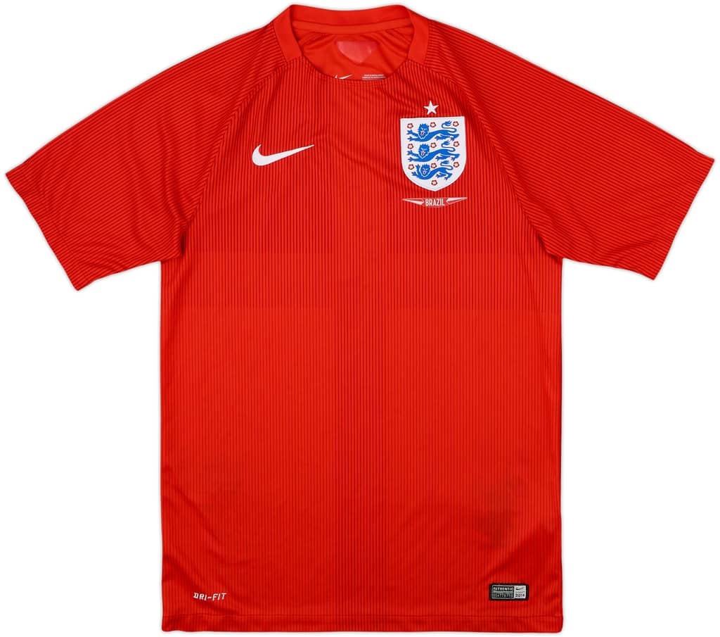 Camiseta de visitante de England 'Brazil' 2014-15 - 9/10 - (S)