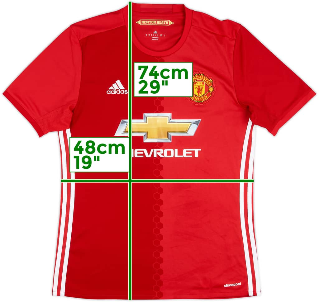 2016-17 Manchester United Home Shirt - 5/10 - (M)