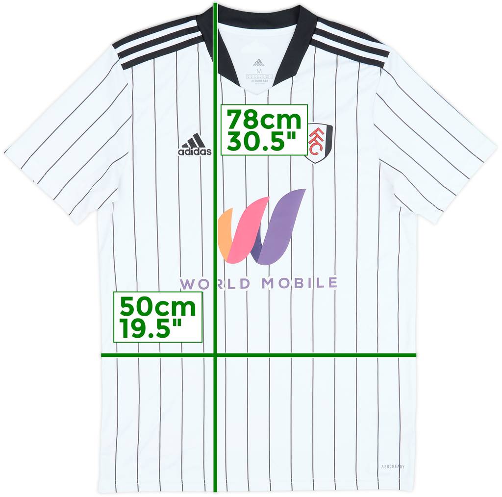 2021-22 Fulham Home Shirt - 8/10 - (M)