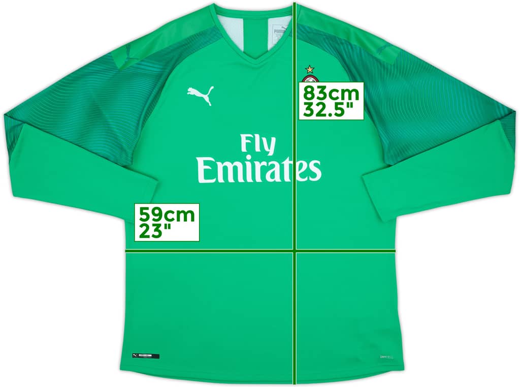 2019-20 AC Milan GK Shirt - 9/10 - (XXL)