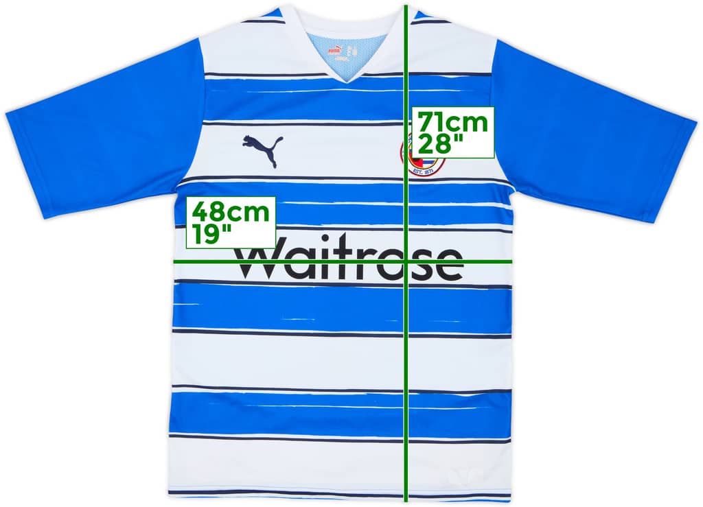 2010-11 Reading Home Shirt - 8/10 - (M)