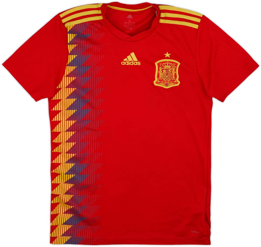 2018-19 Spain Home Shirt - 7/10 - (S)