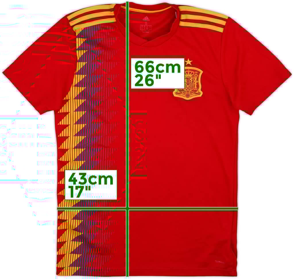 2018-19 Spain Home Shirt - 7/10 - (S)