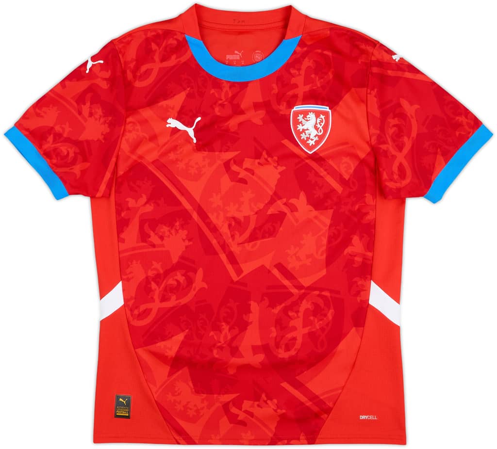 2024-25 Czech Republic Home Shirt - 8/10 - (M)