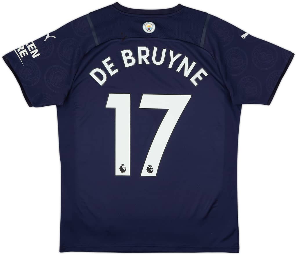 2021-22 Manchester City Third Shirt De Bruyne #17 - 8/10 - (M)