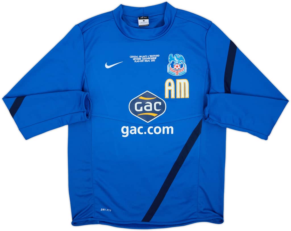 2012-13 Crystal Palace Staff Issue Play-off Final Nike Sweat Top AM - 7/10 - (L)
