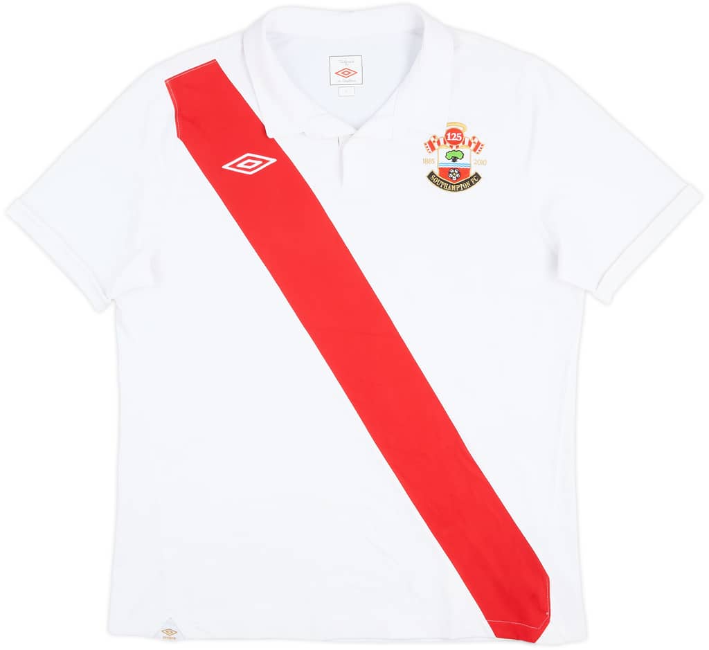 2010-11 Southampton 125 Years Home Shirt - 9/10 - (L)