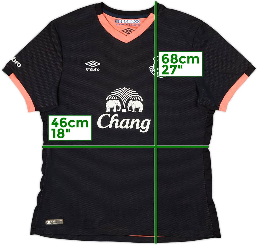 2016-17 Everton Away Shirt - 8/10 - (Women's M)
