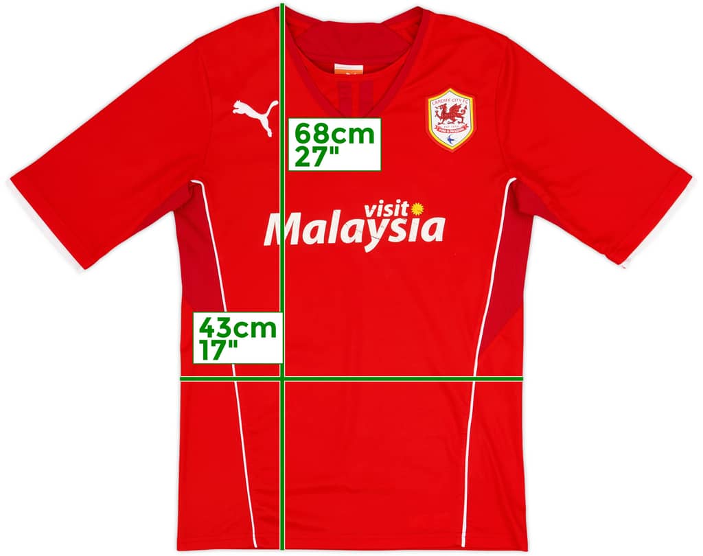 2013-14 Cardiff Home Shirt - 6/10 - (S)