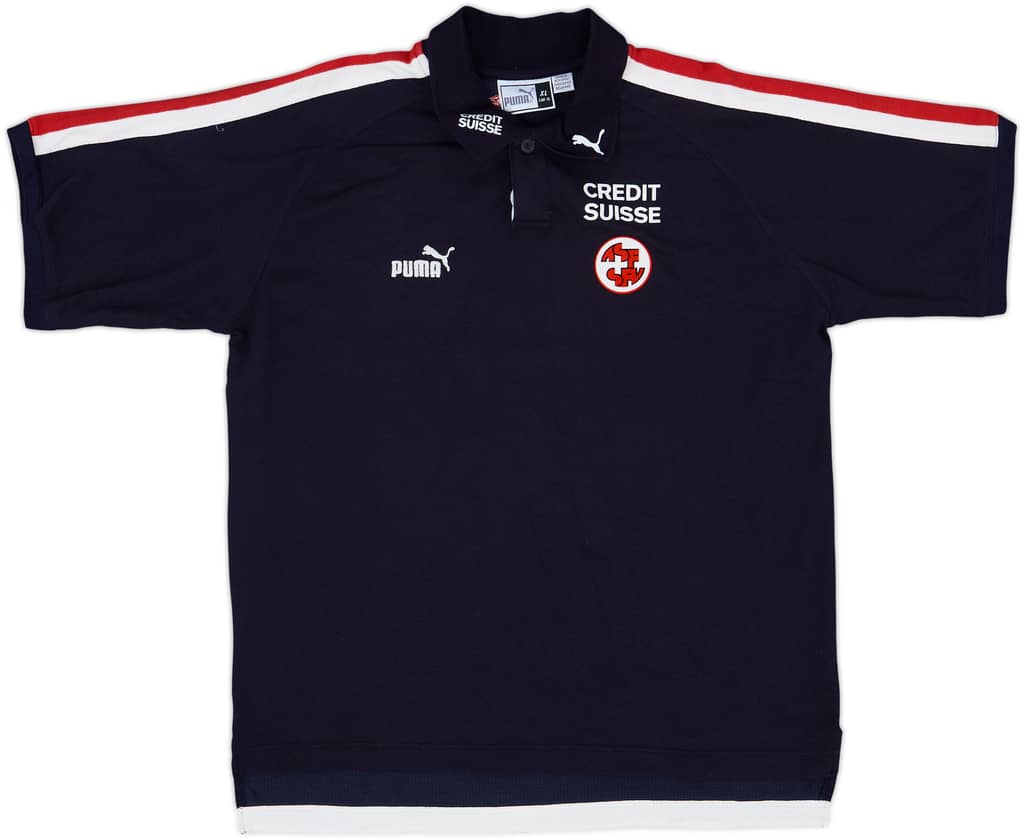 1999-00 Switzerland Player Issue Puma Polo Shirt - 8/10 - (XL)