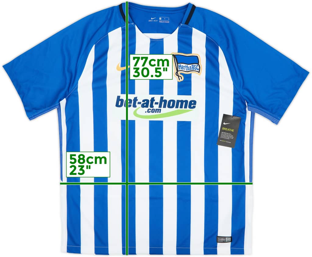 Camiseta de local del Hertha Berlin 2017-18 (XL)