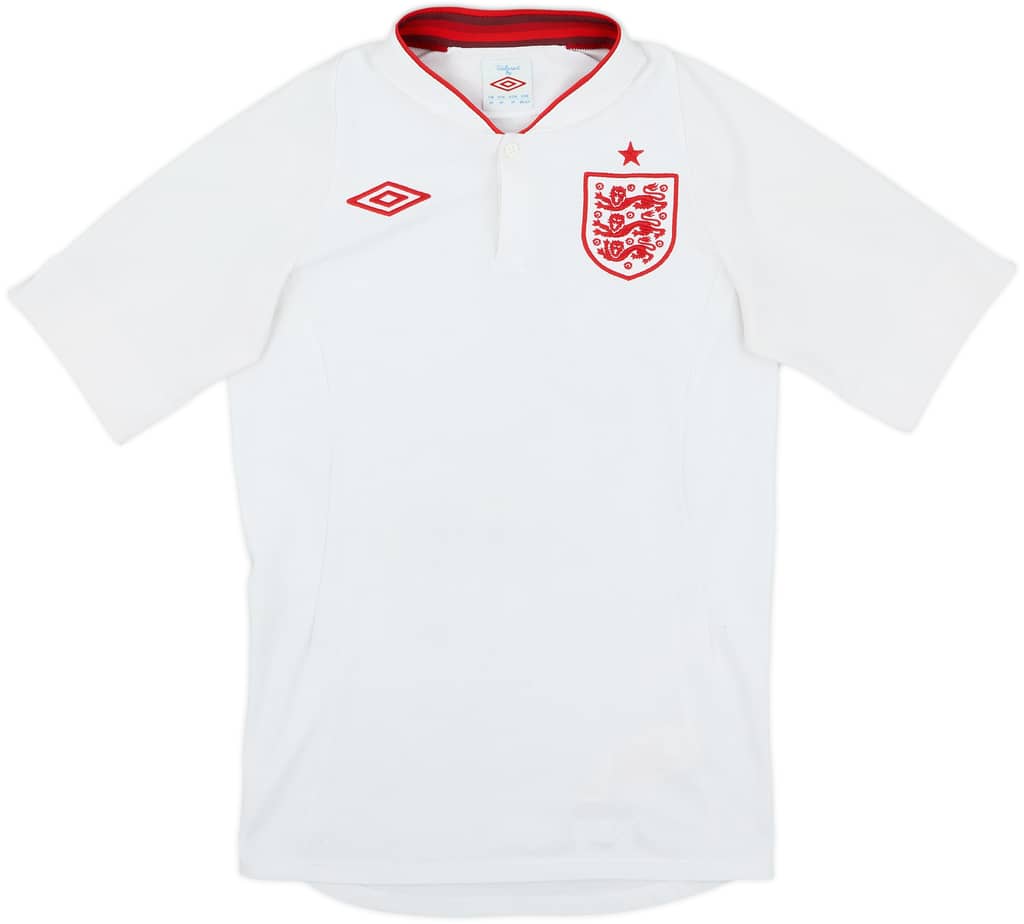 2012-13 England Home Shirt - 8/10 - (L.Boys)