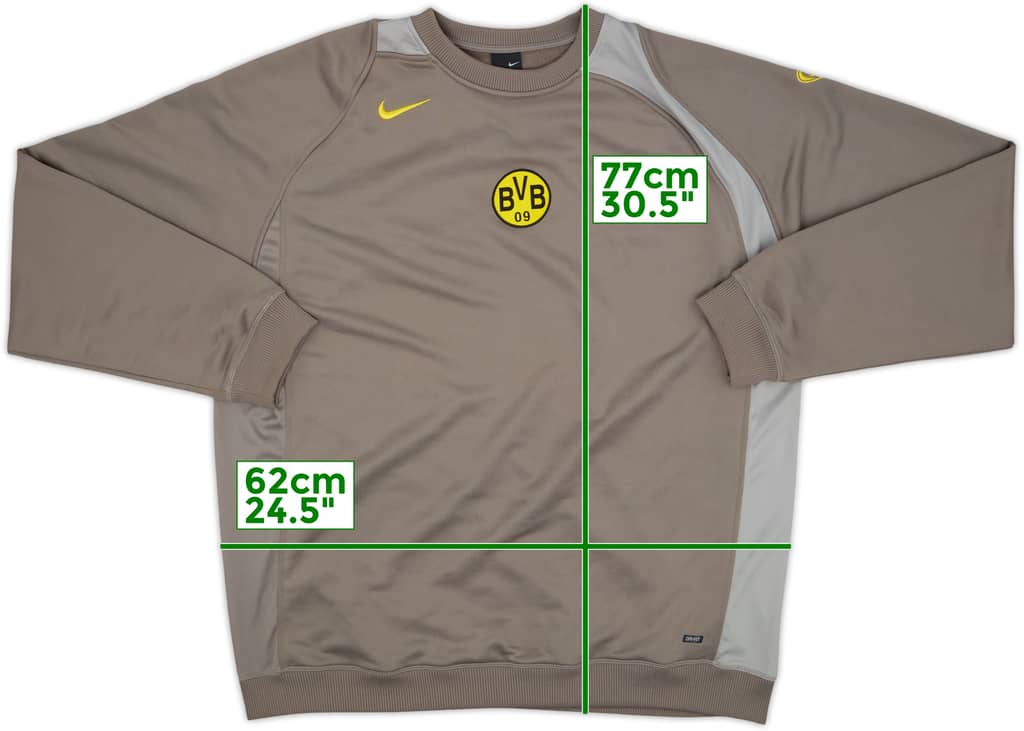 2004-05 Borussia Dortmund Nike Sweat Top - 8/10 - (XXL)