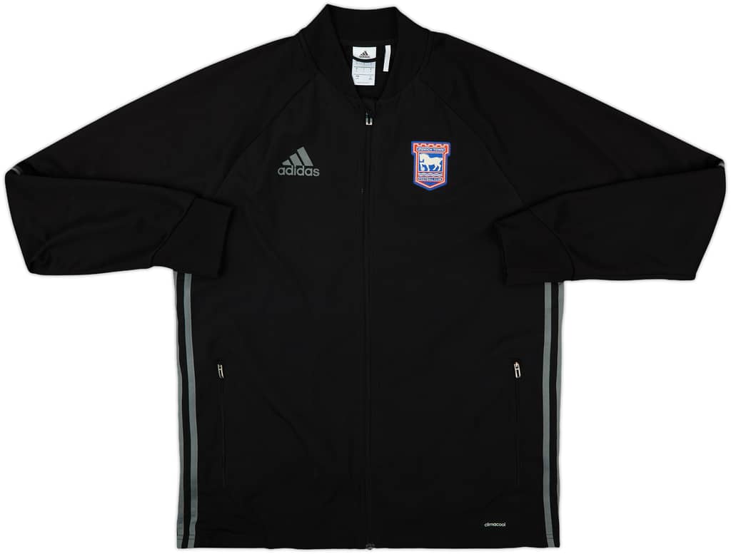 2016-17 Ipswich adidas Track Jacket - 8/10 - (L)