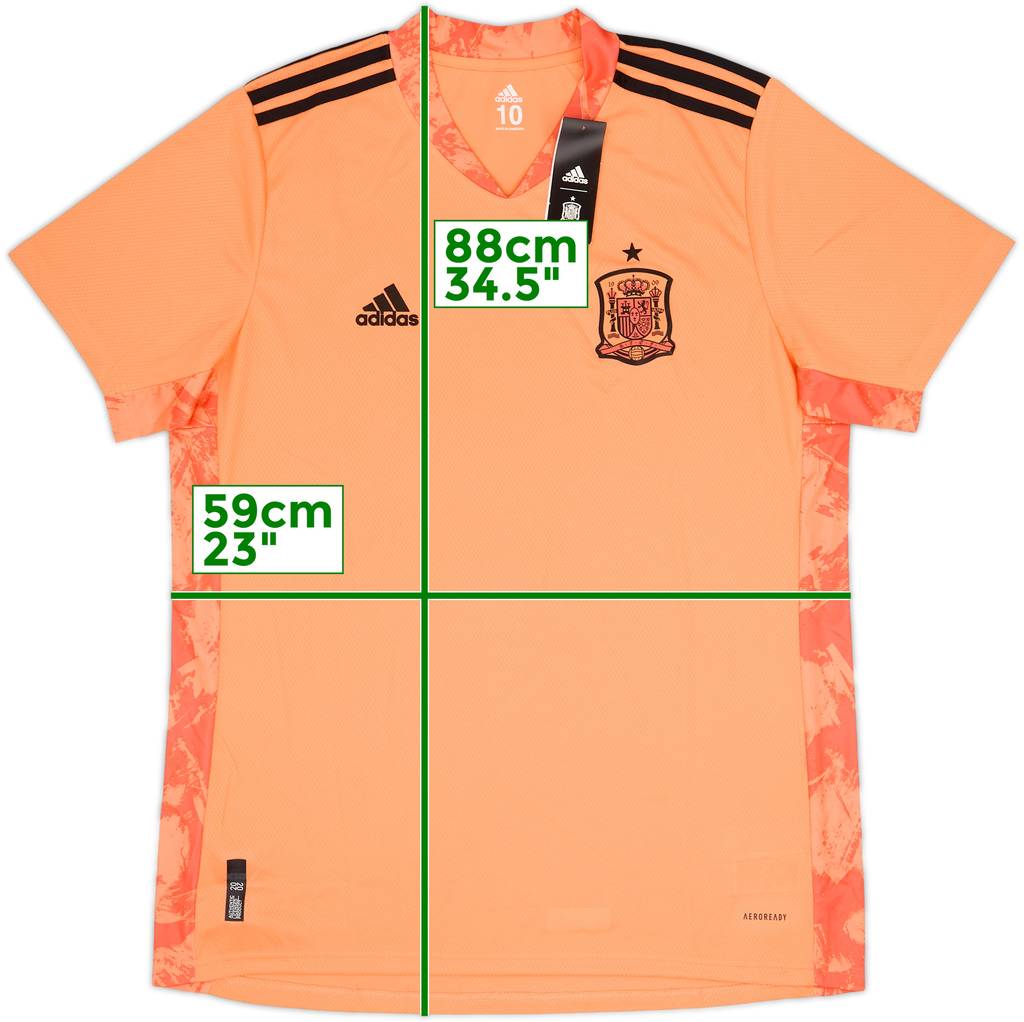 2020-21 Spain Player Issue GK S/S Shirt (XL)