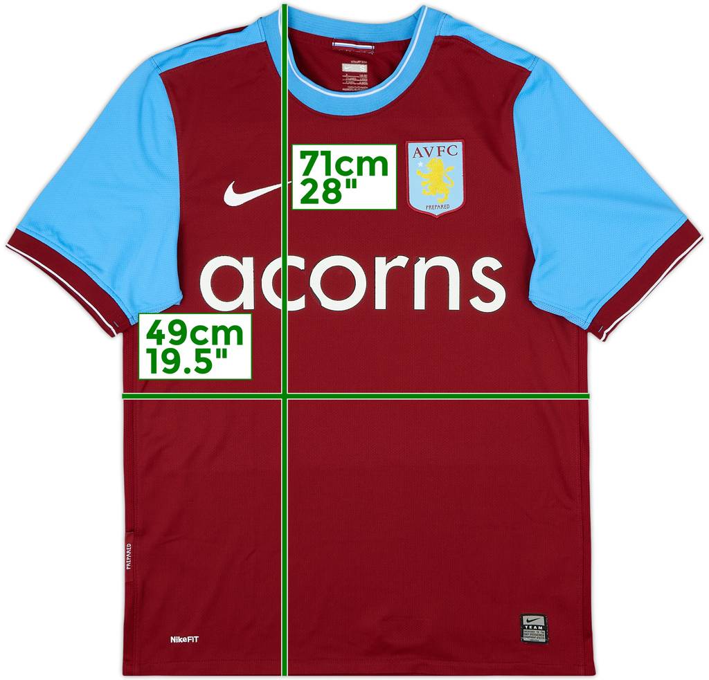 2009-10 Aston Villa Home Shirt - 5/10 - (S)