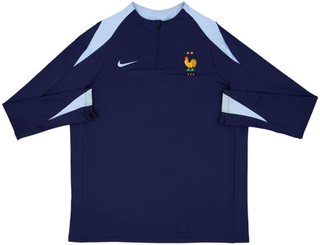 2024-25 France Nike 1/4 Zip Drill Top - 7/10 - (XL)