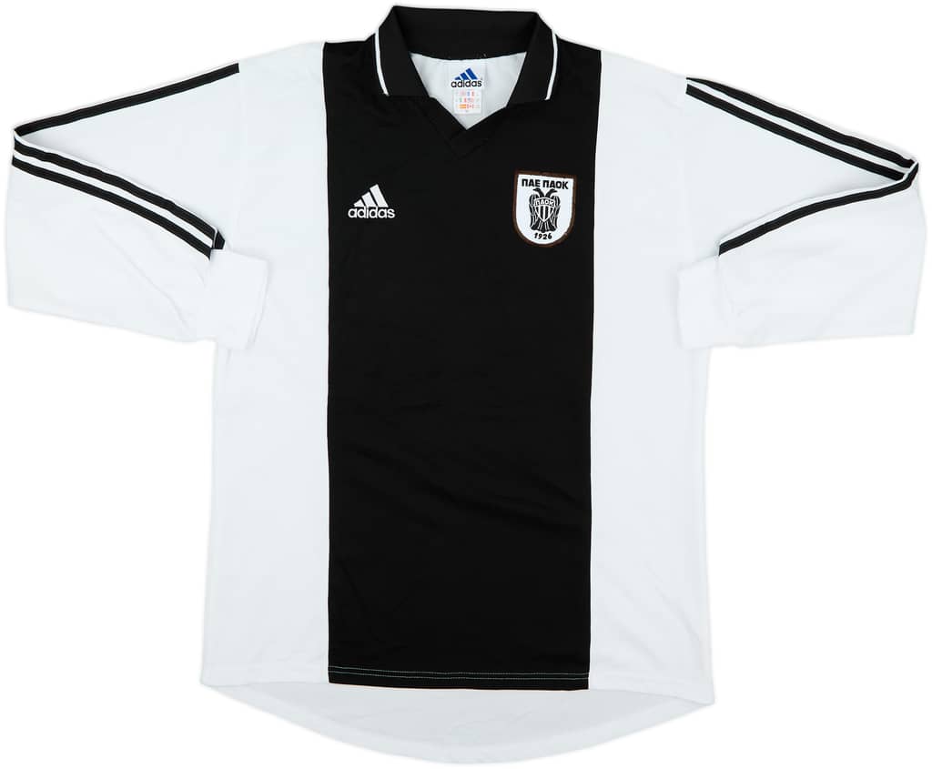 2003-04 PAOK Away L/S Shirt - 8/10 - (XL)