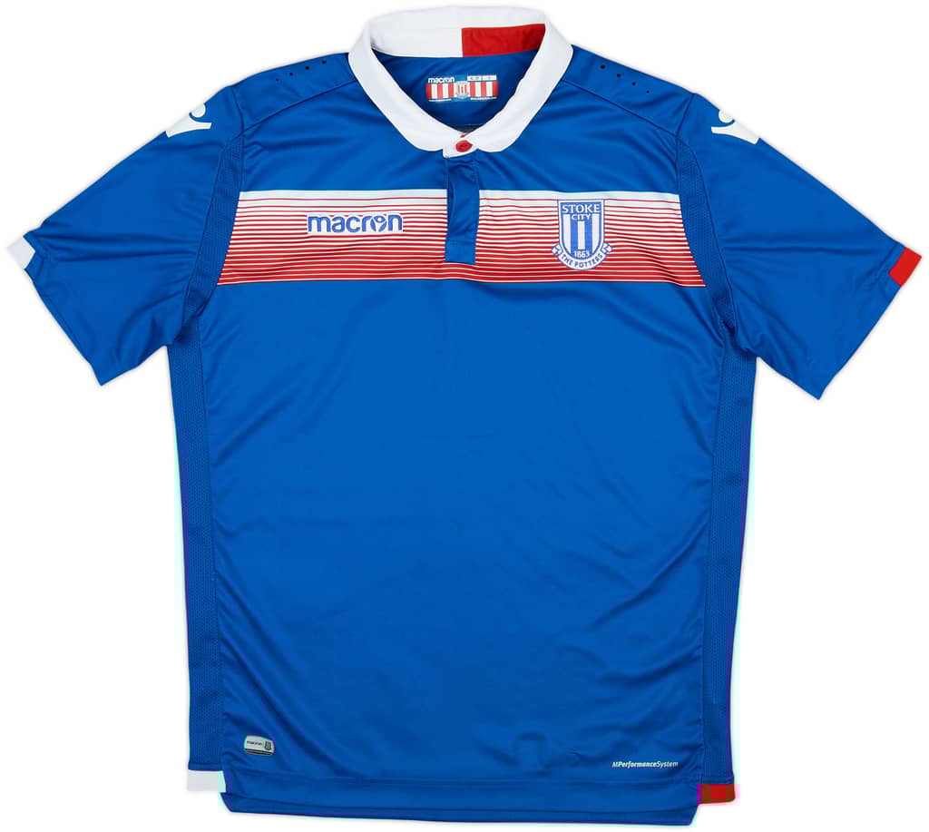 2017-18 Stoke City Away Shirt - 10/10 - (XL.Boys)