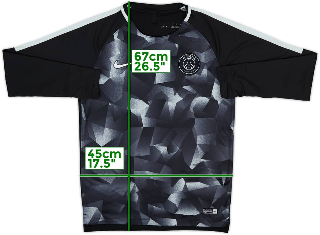 2017-18 Paris Saint-Germain Nike Training Top - 8/10 - (S)