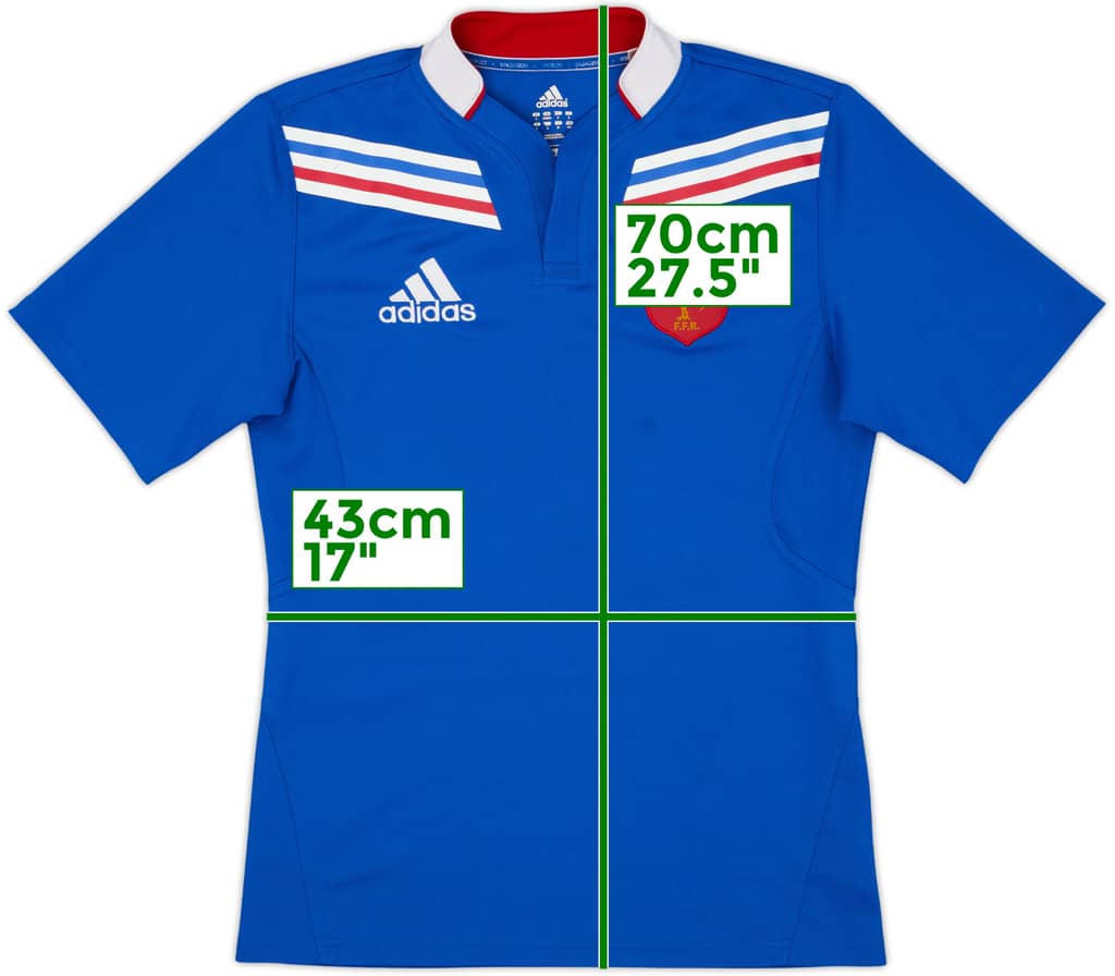 2012-13 France Rugby Home Shirt - 8/10 - (S)