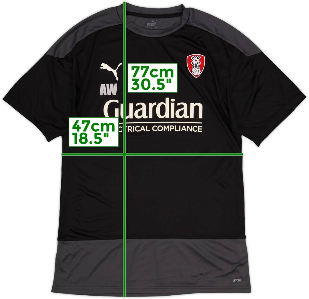 2019-20 Rotherham Staff Issue Puma Training Shirt AW - 8/10 - (XL)