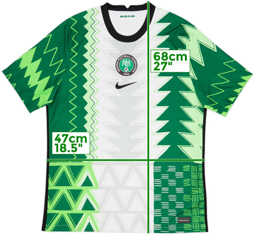 2020-21 Nigeria Home Shirt - 8/10 - (L)