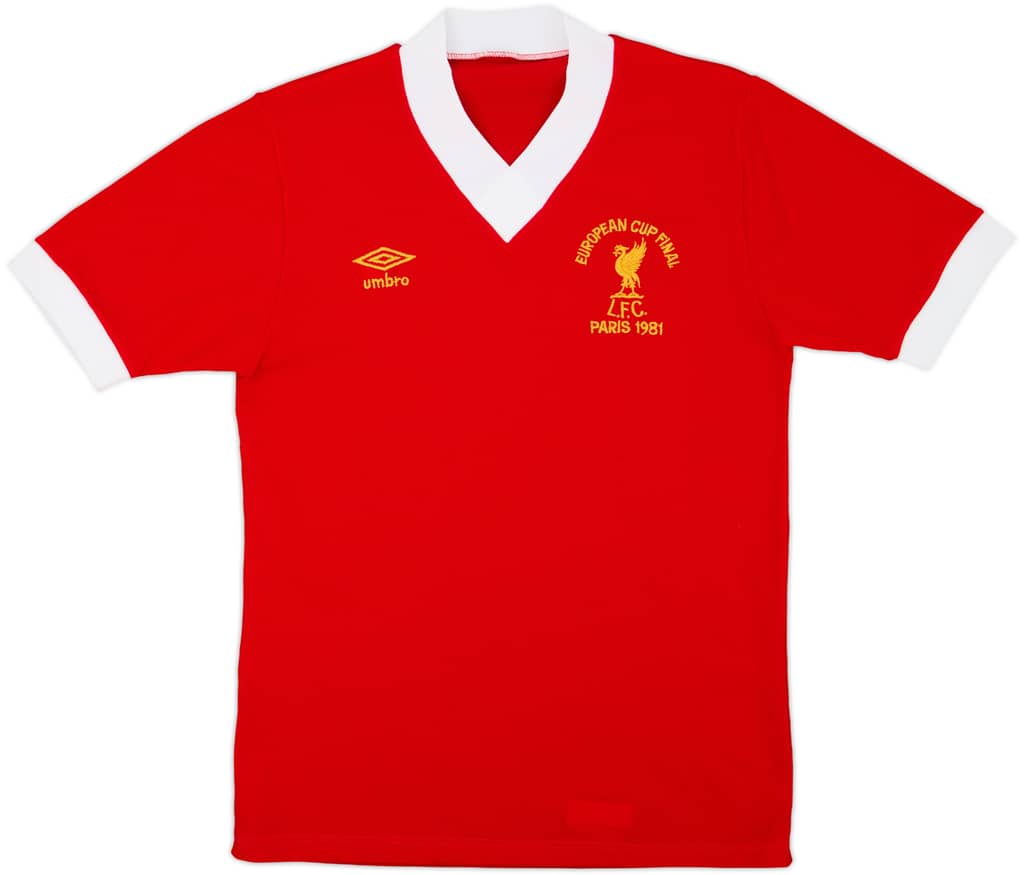 1979-82 Liverpool 'European Cup Final' Home Shirt - 9/10 - (S)