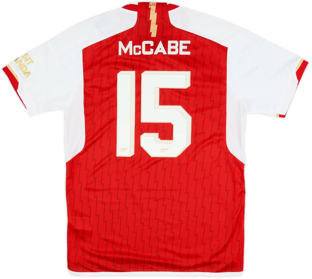 2023-24 Arsenal Home Shirt McCabe #15 (Unisex L)